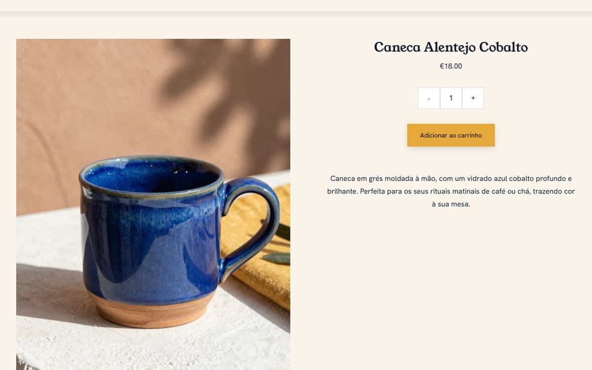Mockup do projeto Clay Heart